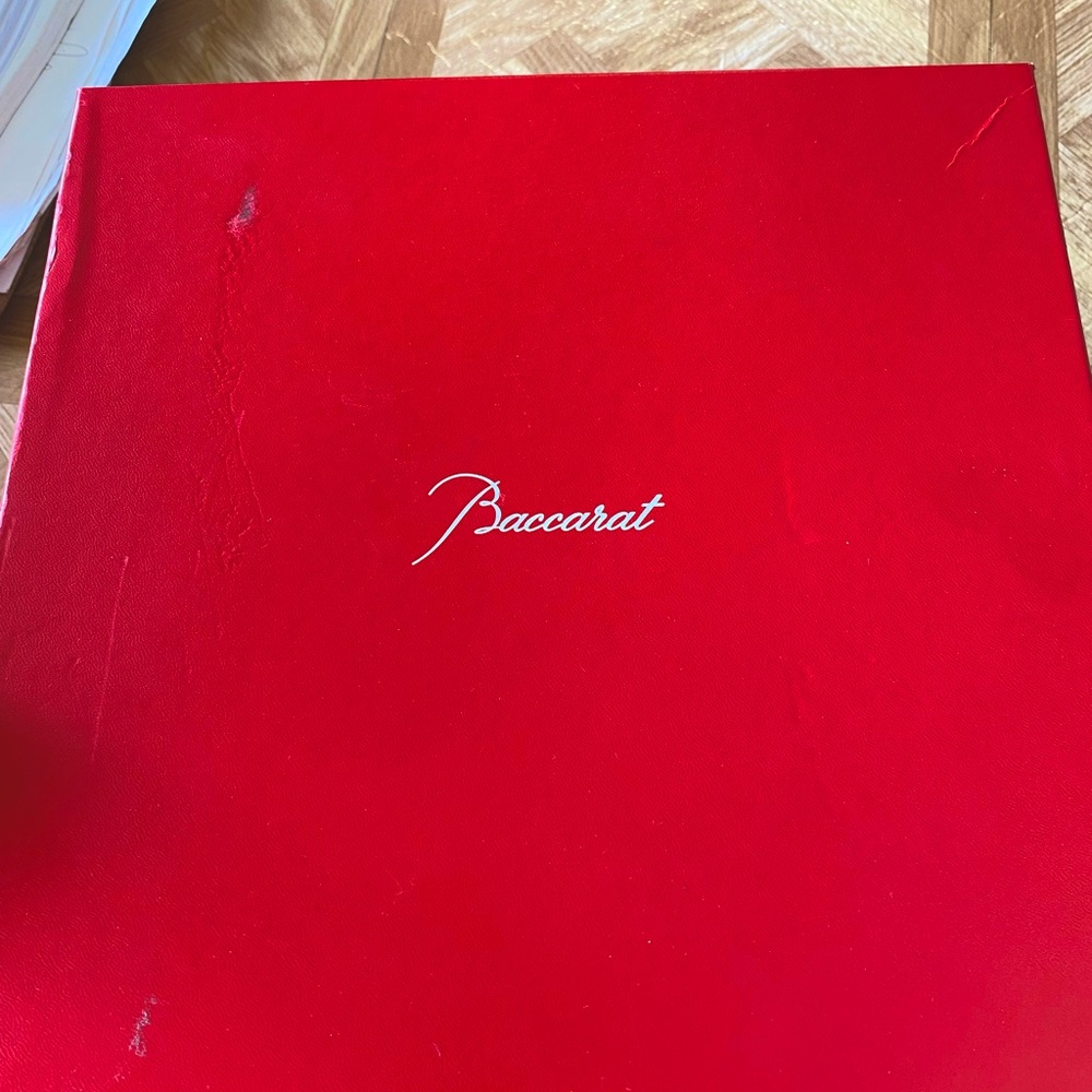 Baccarat wine glasses